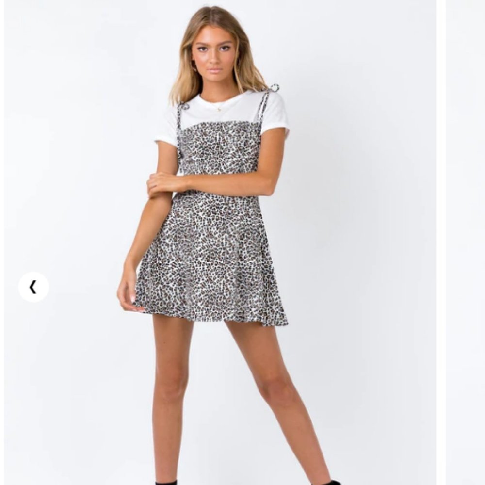 Princess Polly Cliff Leopard mini dress